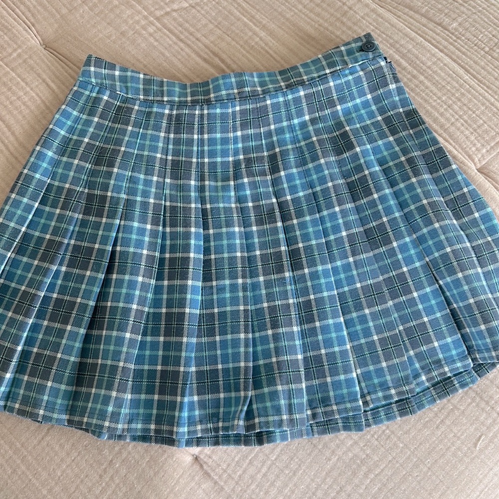 Aeropostale Plaid Pleated Miniskirt XS